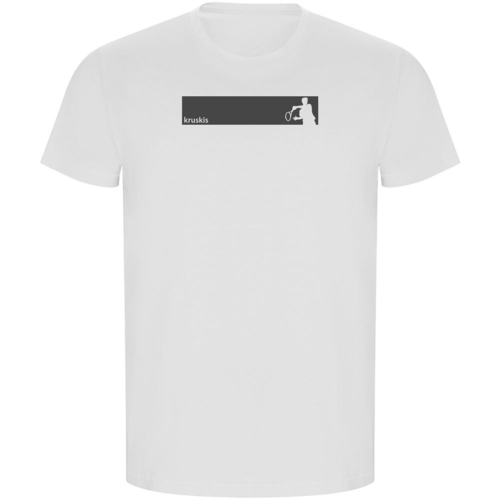 Kruskis Frame Tennis Eco Short Sleeve T-shirt Weiß 2XL Mann von Kruskis