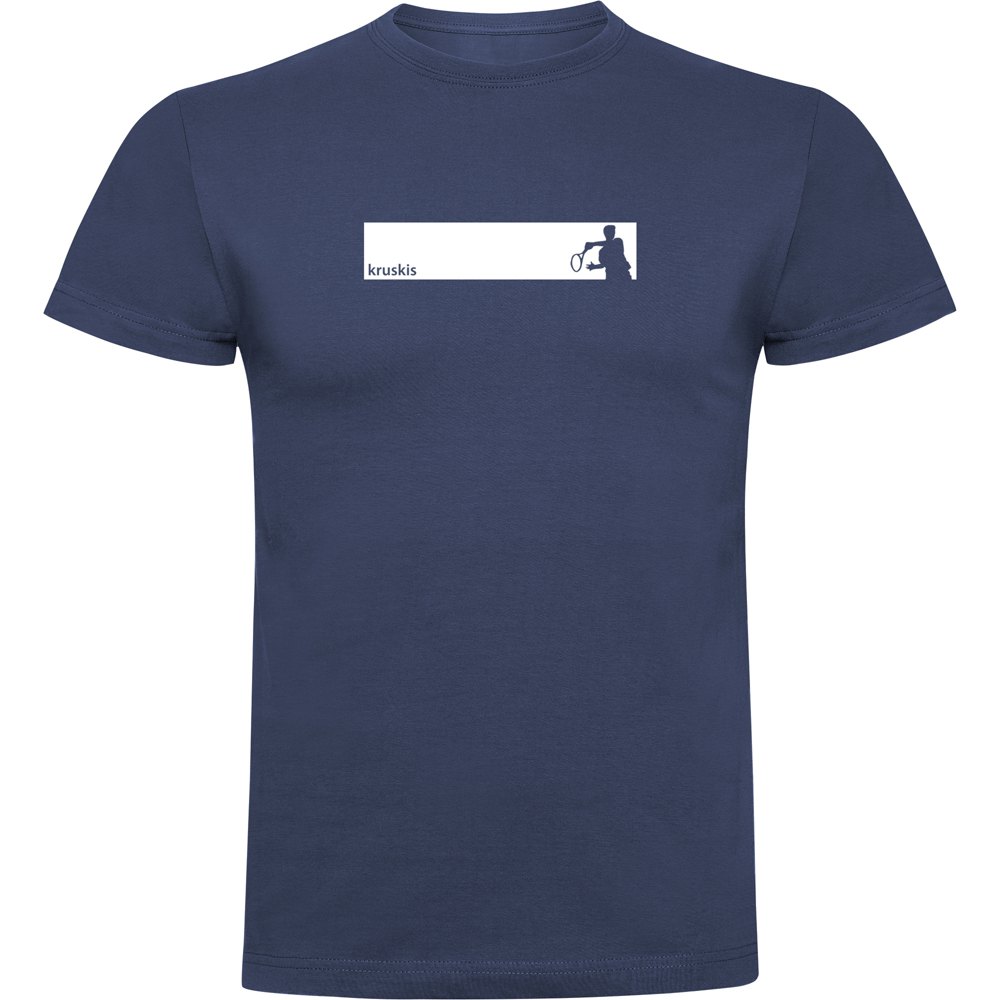 Kruskis Frame Tennis Short Sleeve T-shirt Blau 2XL Mann von Kruskis