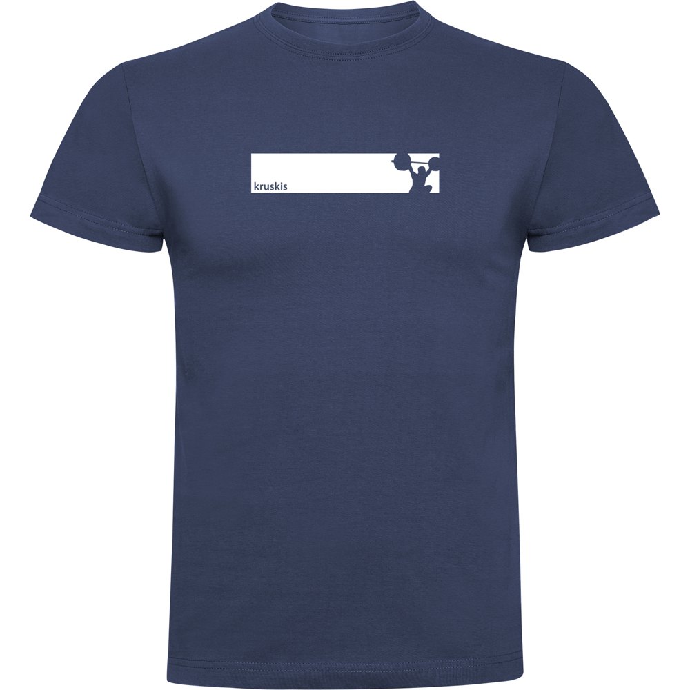 Kruskis Frame Train Short Sleeve T-shirt Blau 3XL Mann von Kruskis