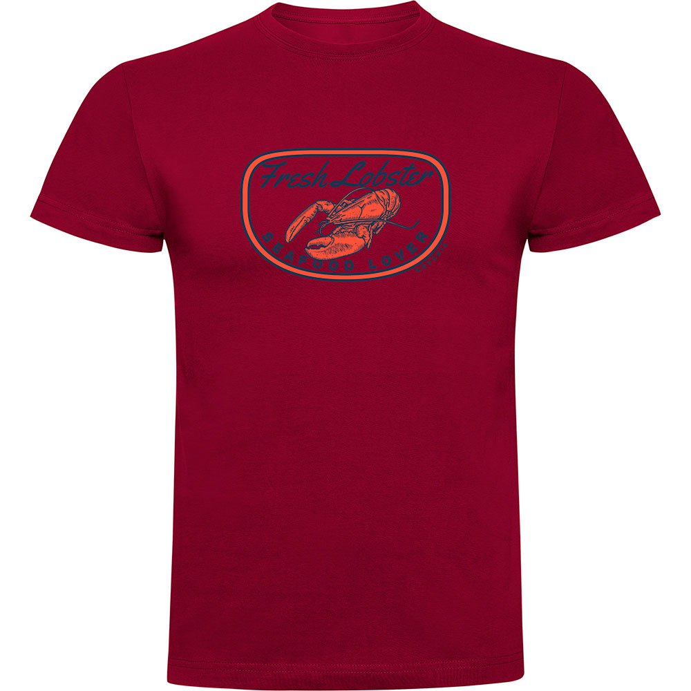 Kruskis Fresh Lobster Short Sleeve T-shirt Rot S Mann von Kruskis