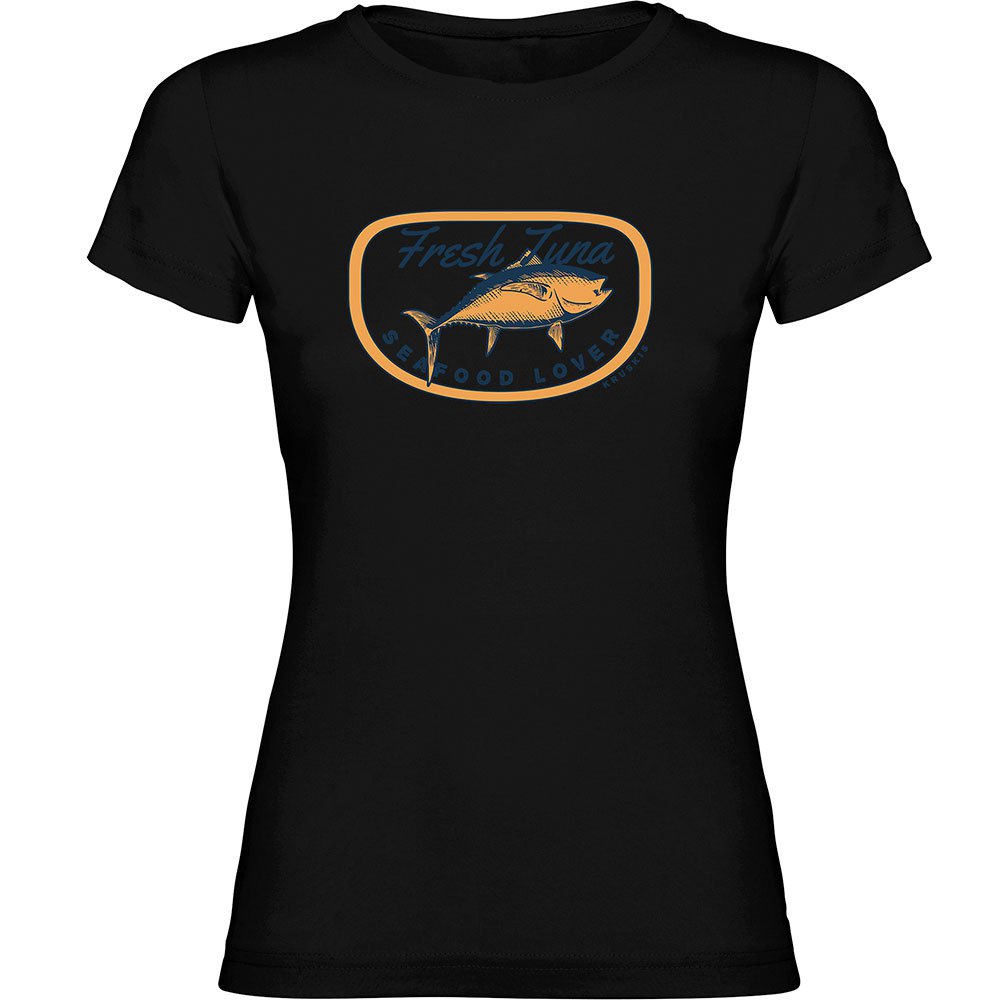 Kruskis Fresh Tuna Short Sleeve T-shirt Schwarz 2XL Frau von Kruskis
