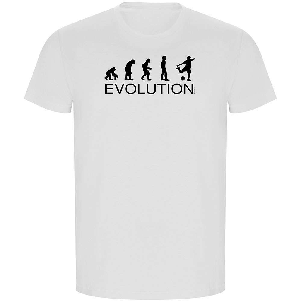 Kruskis Futbol Evolution Goal Eco Short Sleeve T-shirt Weiß M Mann von Kruskis