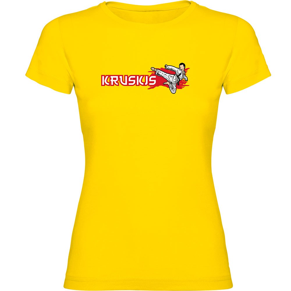 Kruskis Judo Short Sleeve T-shirt Gelb 2XL Frau von Kruskis