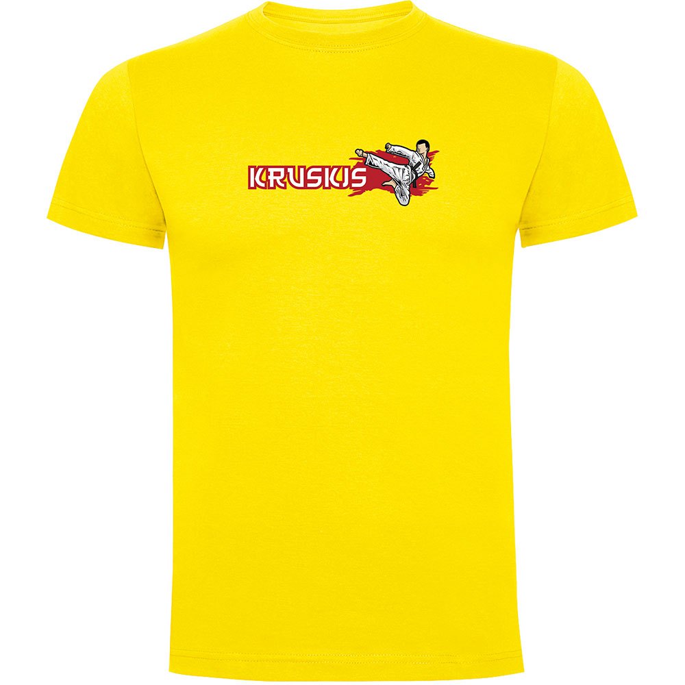 Kruskis Judo Short Sleeve T-shirt Gelb 2XL Mann von Kruskis