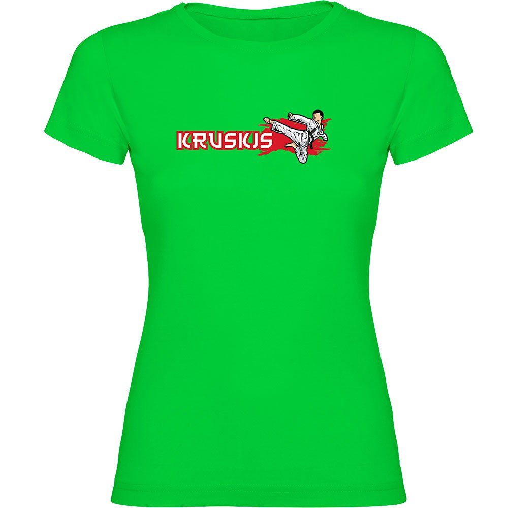 Kruskis Judo Short Sleeve T-shirt Grün S Frau von Kruskis