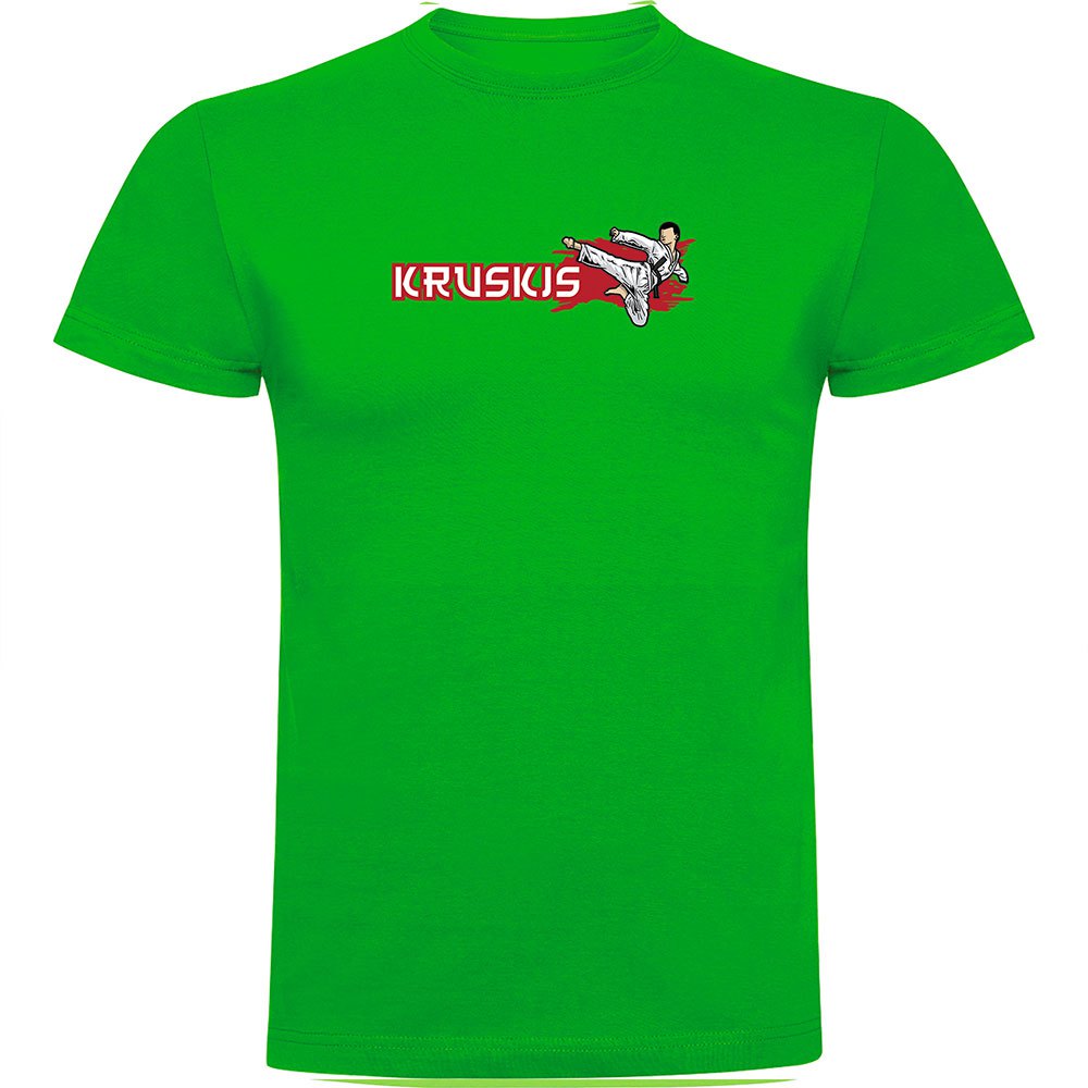 Kruskis Judo Short Sleeve T-shirt Grün S Mann von Kruskis