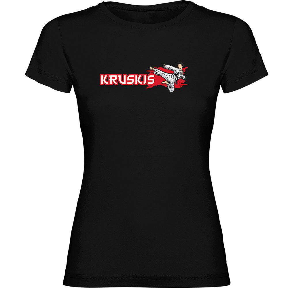 Kruskis Judo Short Sleeve T-shirt Schwarz L Frau von Kruskis