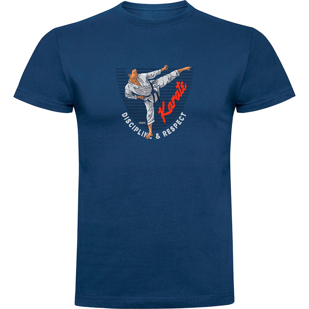 Kruskis Karate Short Sleeve T-shirt Blau 2XL Mann von Kruskis