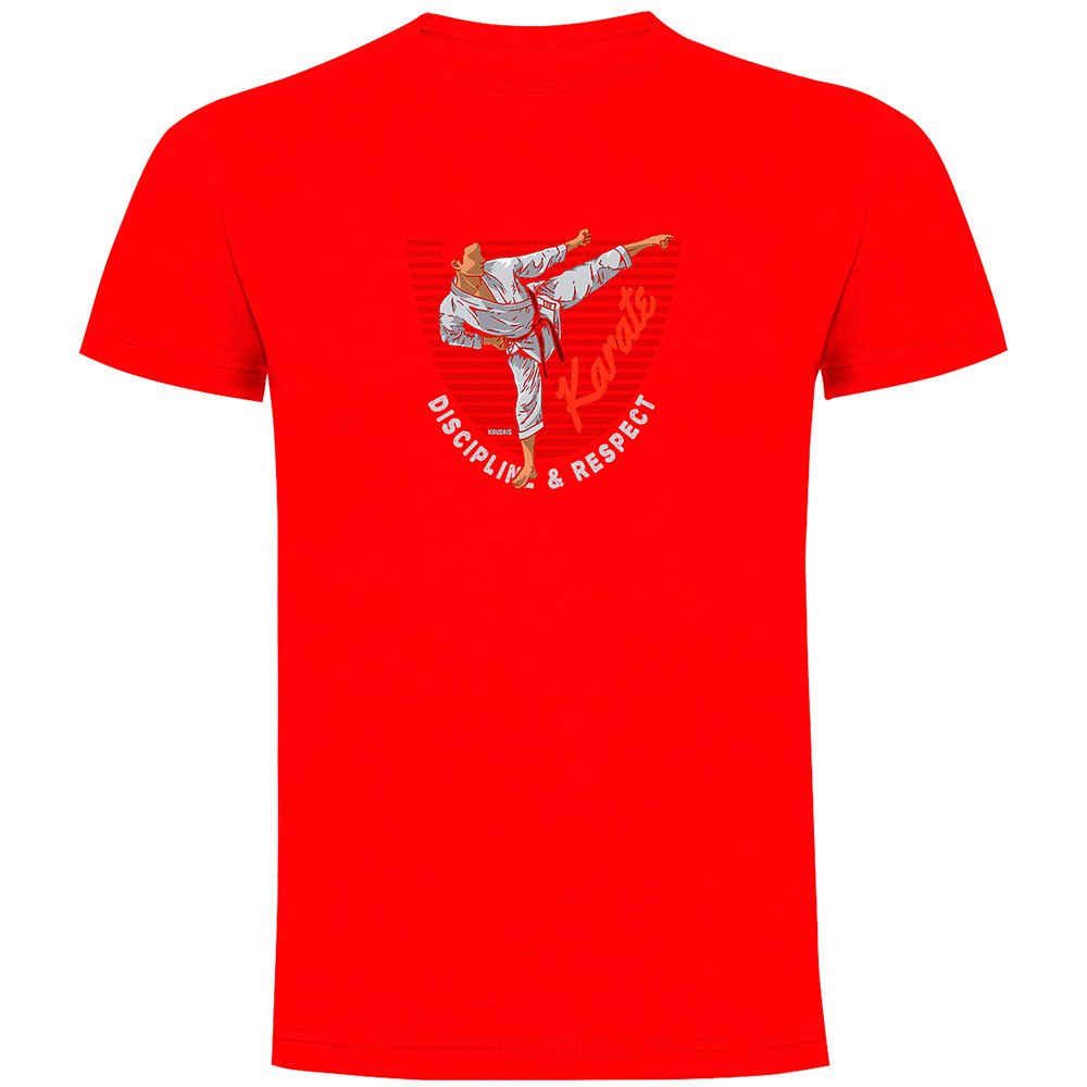 Kruskis Karate Short Sleeve T-shirt Rot 2XL Mann von Kruskis