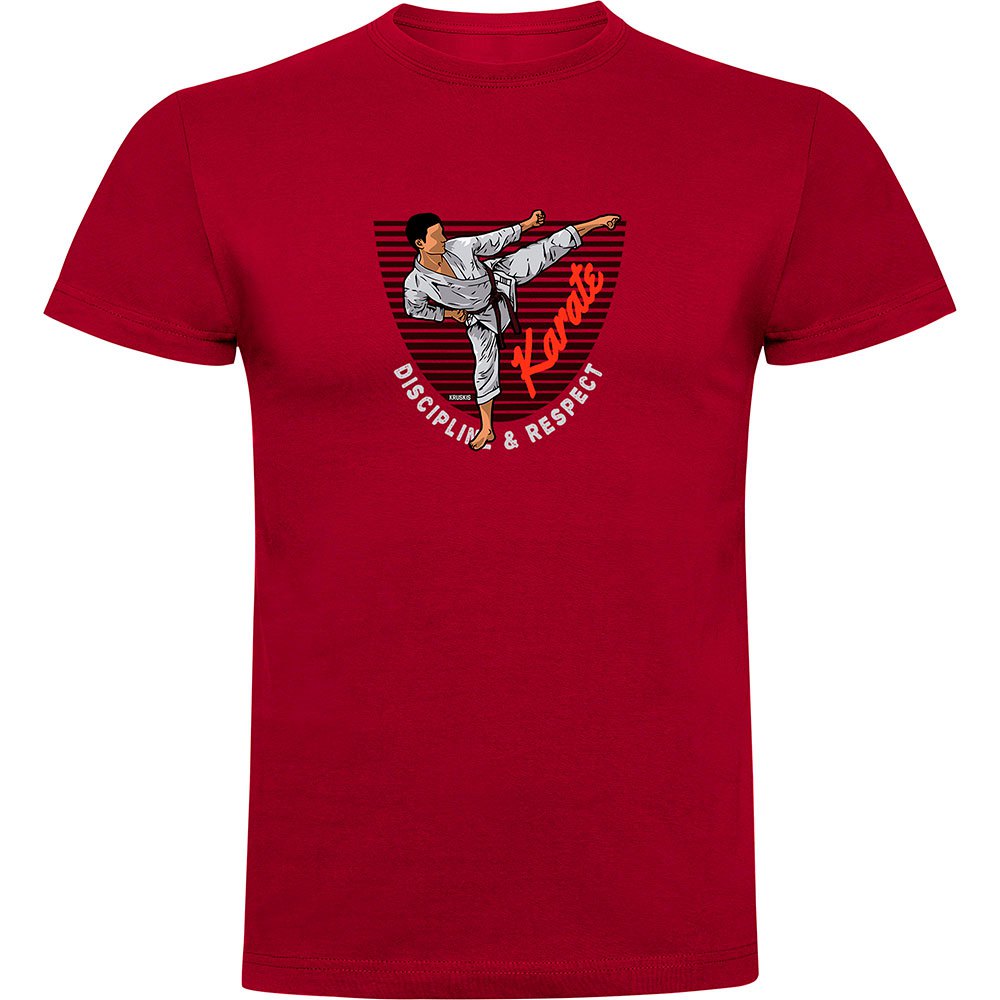 Kruskis Karate Short Sleeve T-shirt Rot XL Mann von Kruskis