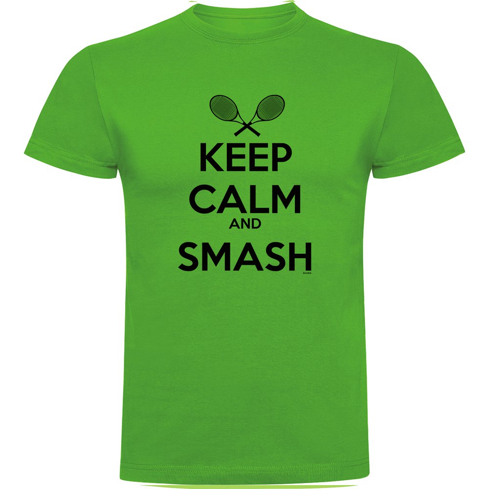 Kruskis Keep Calm And Smash Short Sleeve T-shirt Grün L Mann von Kruskis