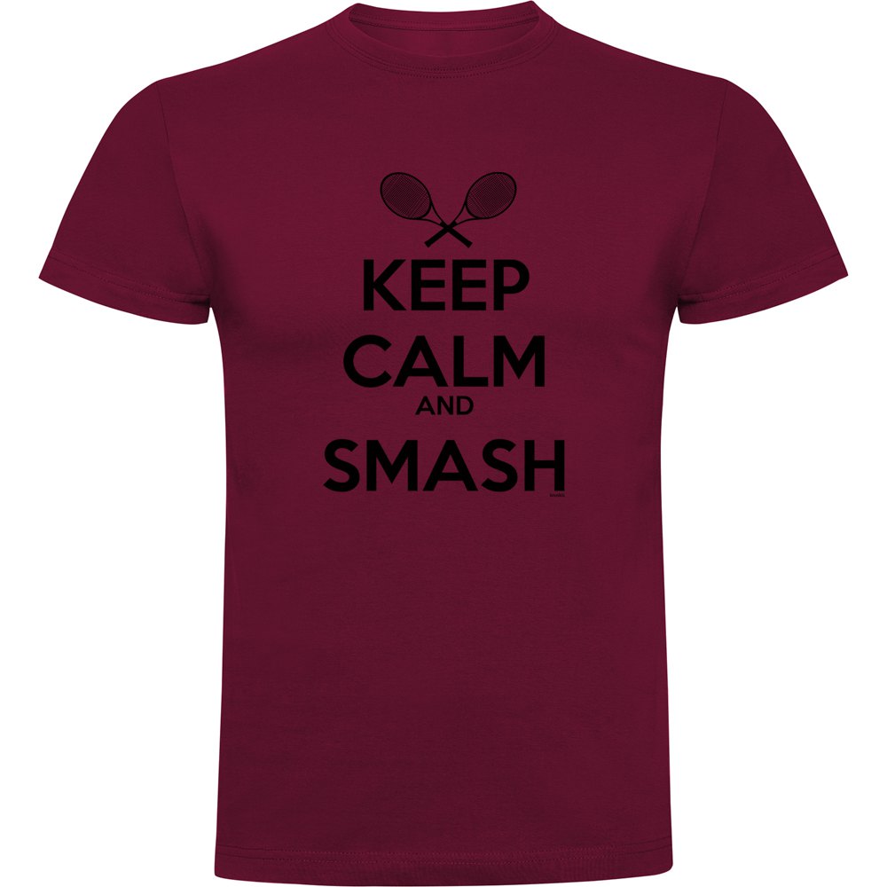 Kruskis Keep Calm And Smash Short Sleeve T-shirt Rot 2XL Mann von Kruskis