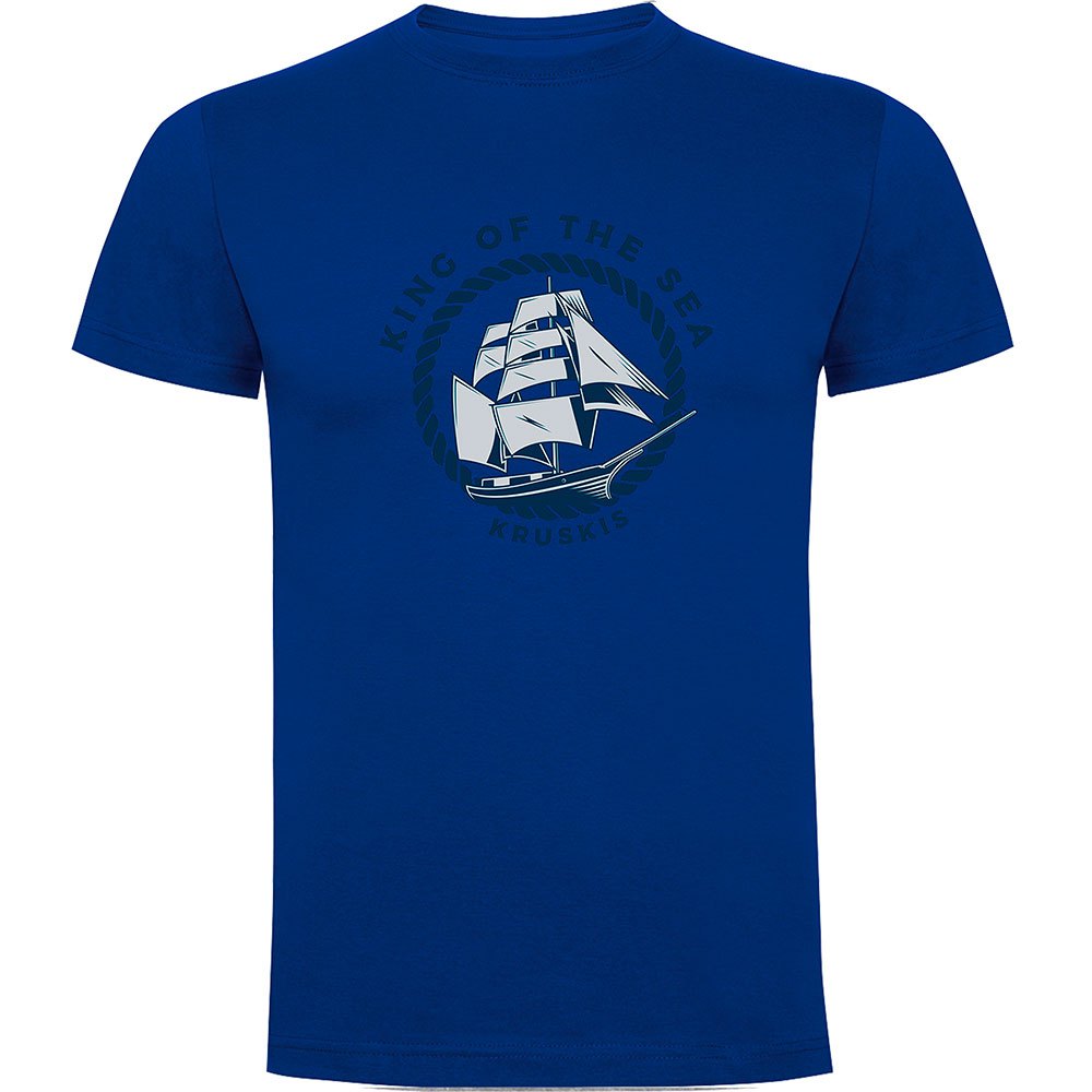 Kruskis King Of The Sea Short Sleeve T-shirt Blau S Mann von Kruskis