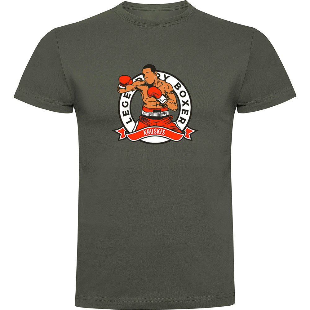 Kruskis Legendary Boxer Short Sleeve T-shirt Grau 3XL Mann von Kruskis