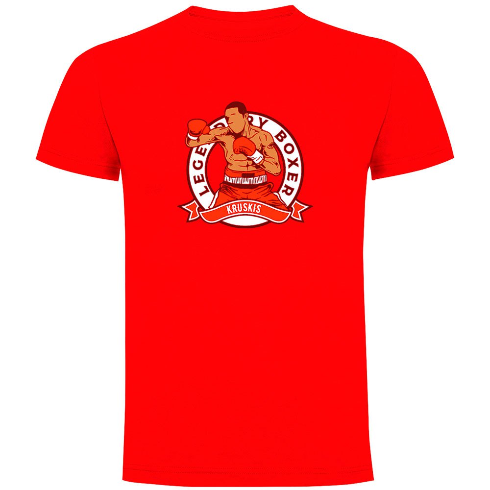Kruskis Legendary Boxer Short Sleeve T-shirt Rot L Mann von Kruskis