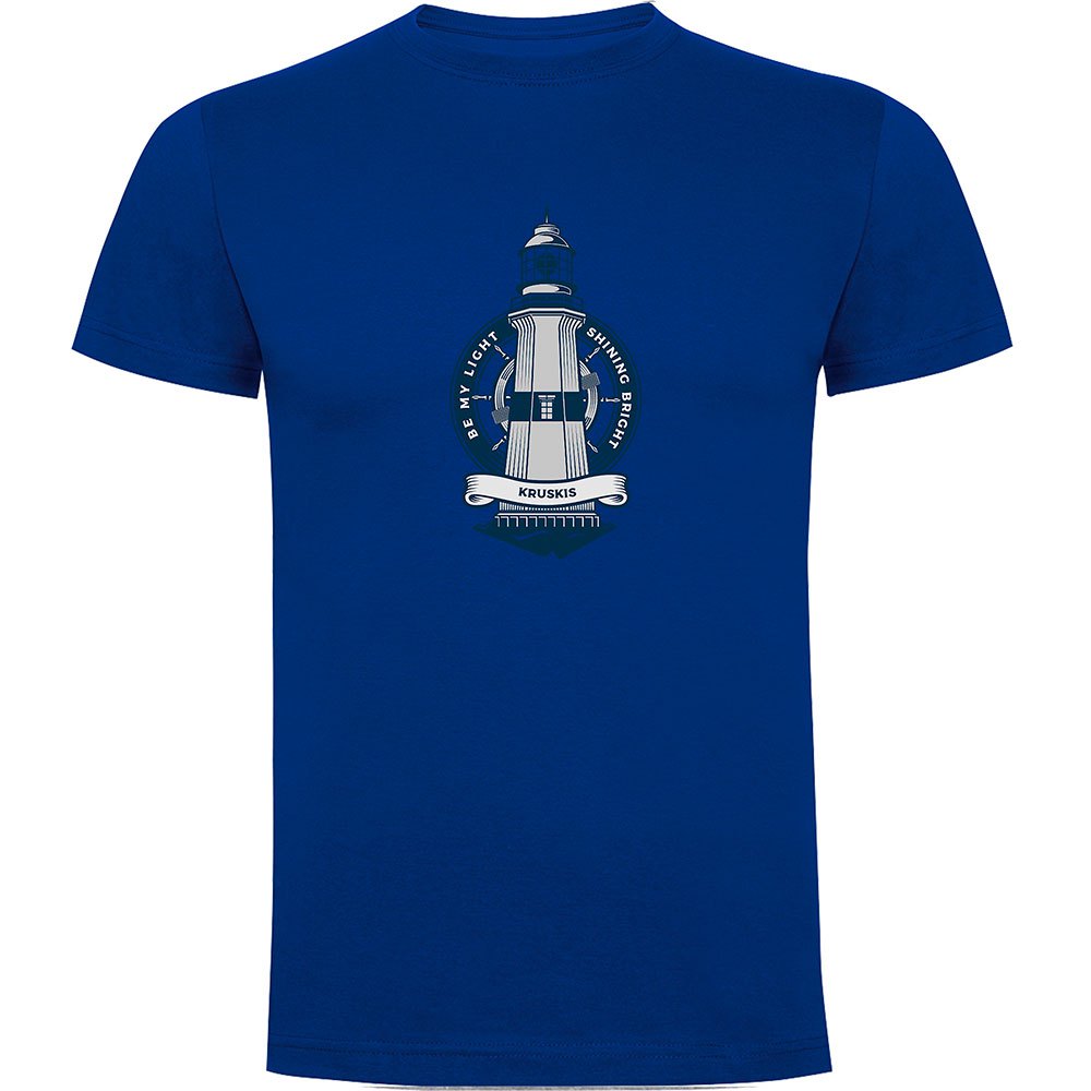Kruskis Lighthouse Short Sleeve T-shirt Blau L Mann von Kruskis
