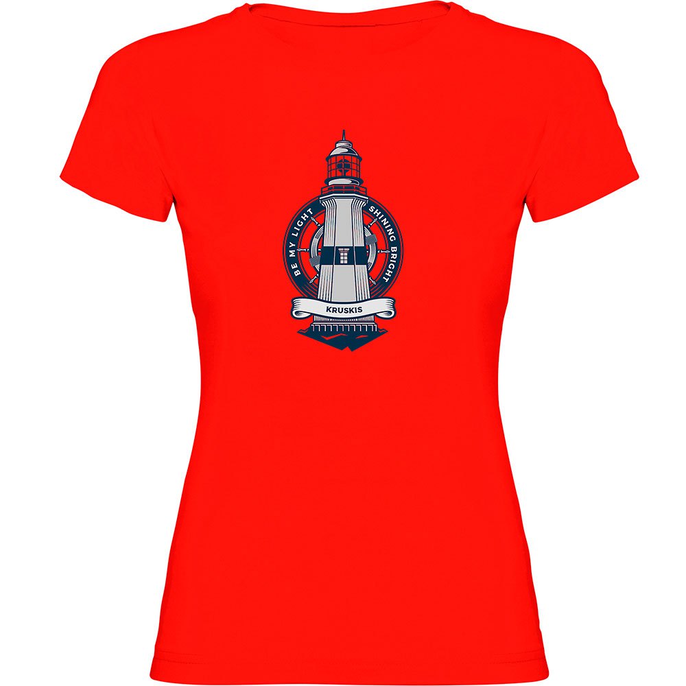 Kruskis Lighthouse Short Sleeve T-shirt Rot XL Frau von Kruskis