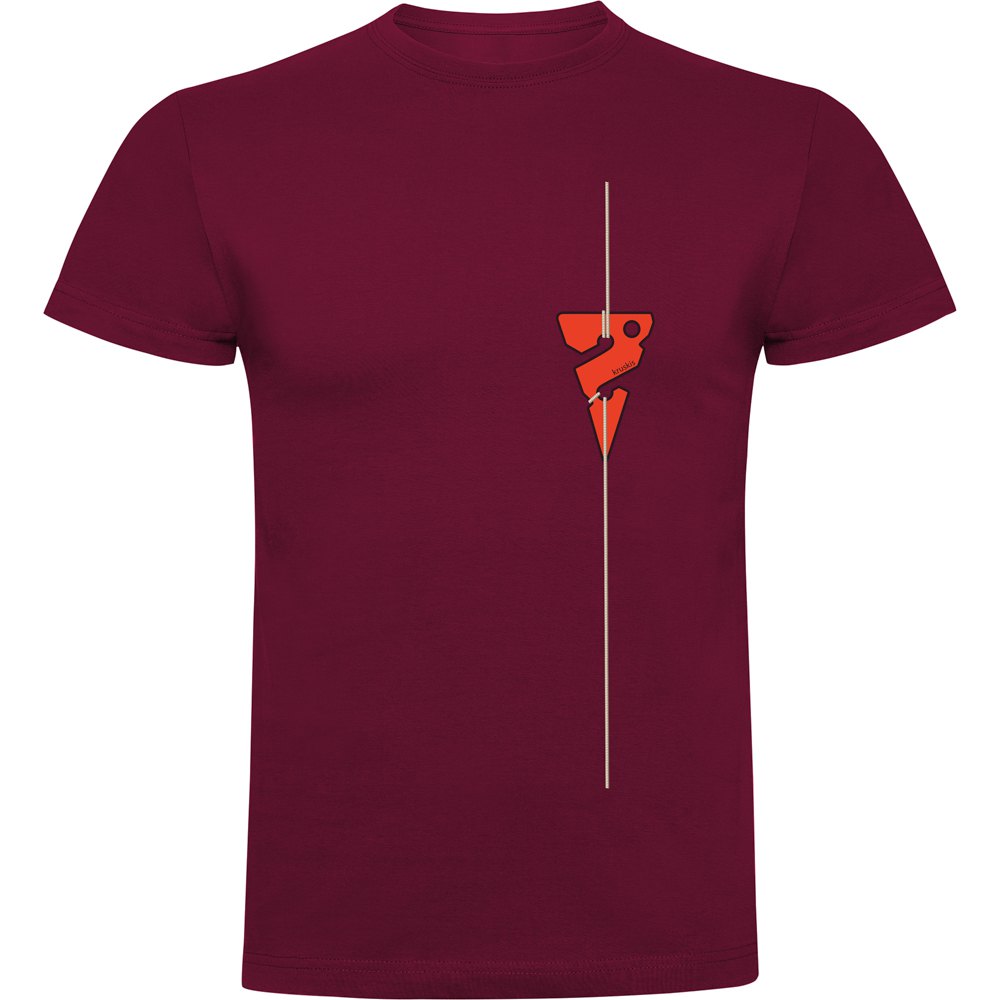 Kruskis Line Marker Short Sleeve T-shirt Rot 2XL Mann von Kruskis