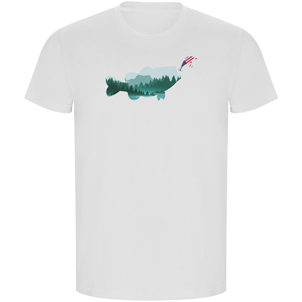 Kruskis Made In The Usa Eco Short Sleeve T-shirt Weiß XL Mann von Kruskis