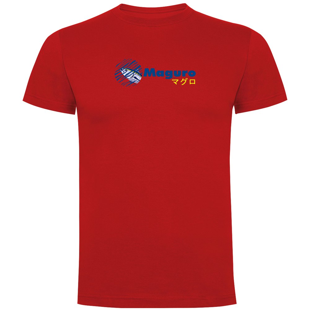 Kruskis Maguro Short Sleeve T-shirt Rot 2XL Mann von Kruskis