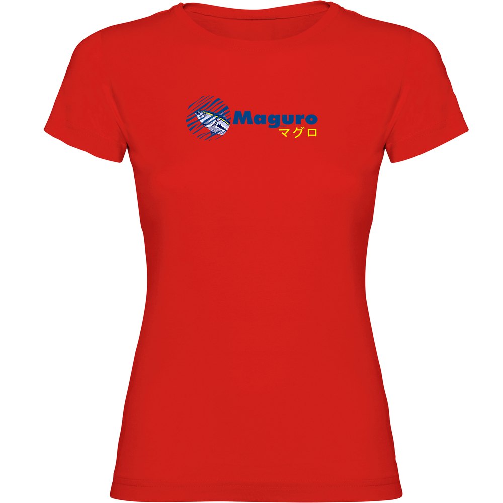 Kruskis Maguro Short Sleeve T-shirt Rot S Frau von Kruskis