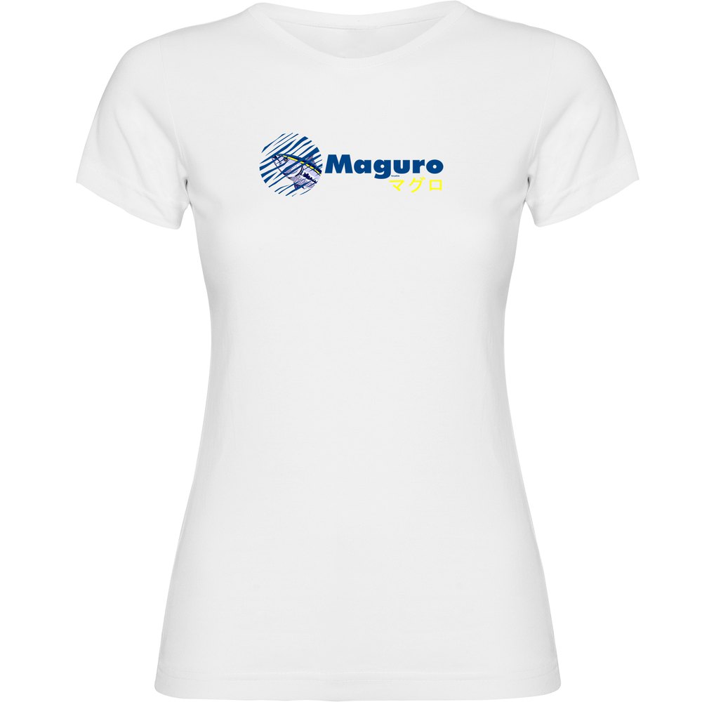 Kruskis Maguro Short Sleeve T-shirt Weiß L Frau von Kruskis