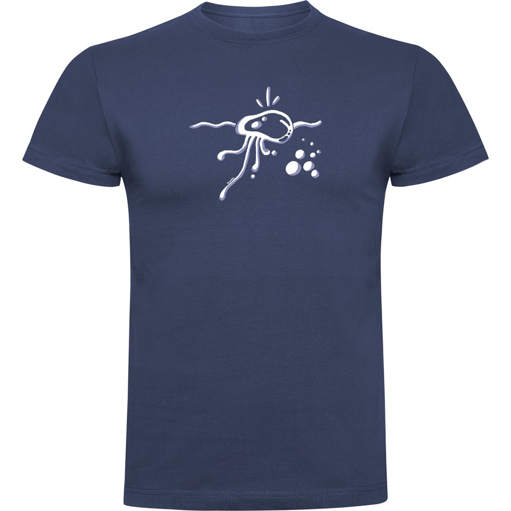 Kruskis Medusa Short Sleeve T-shirt Blau 2XL Mann von Kruskis