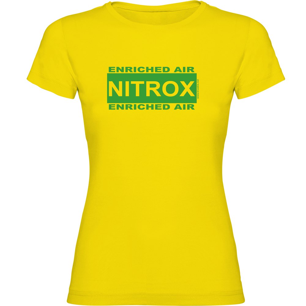 Kruskis Nitrox Short Sleeve T-shirt Gelb M Mann von Kruskis