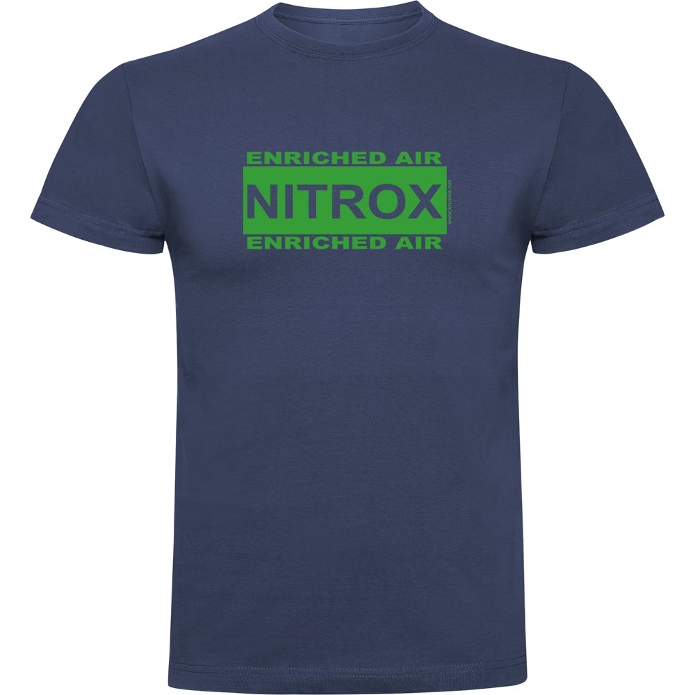Kruskis Nitrox Short Sleeve T-shirt Blau M Mann von Kruskis