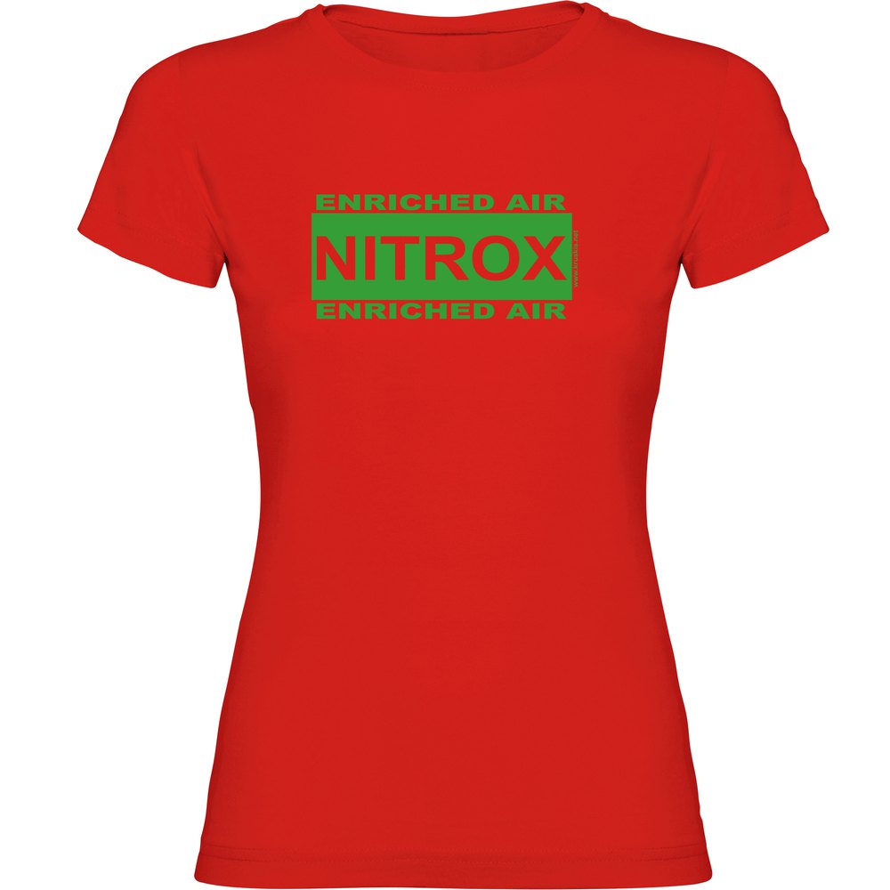 Kruskis Nitrox Short Sleeve T-shirt Rot 2XL Mann von Kruskis