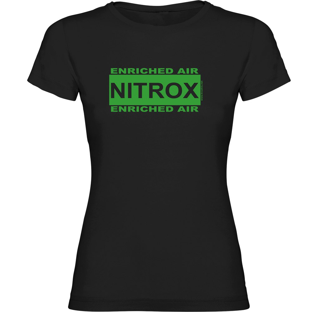 Kruskis Nitrox Short Sleeve T-shirt Schwarz XL Mann von Kruskis