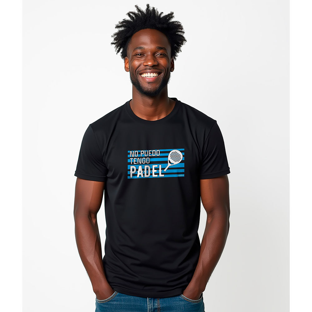 Kruskis No Puedo Tengo Padel Short Sleeve T-shirt Schwarz XL Mann von Kruskis