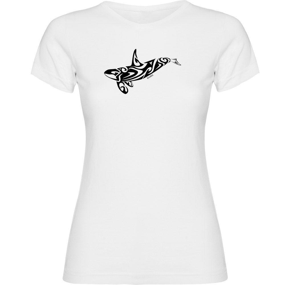 Kruskis Orca Tribal Short Sleeve T-shirt Weiß 2XL Mann von Kruskis
