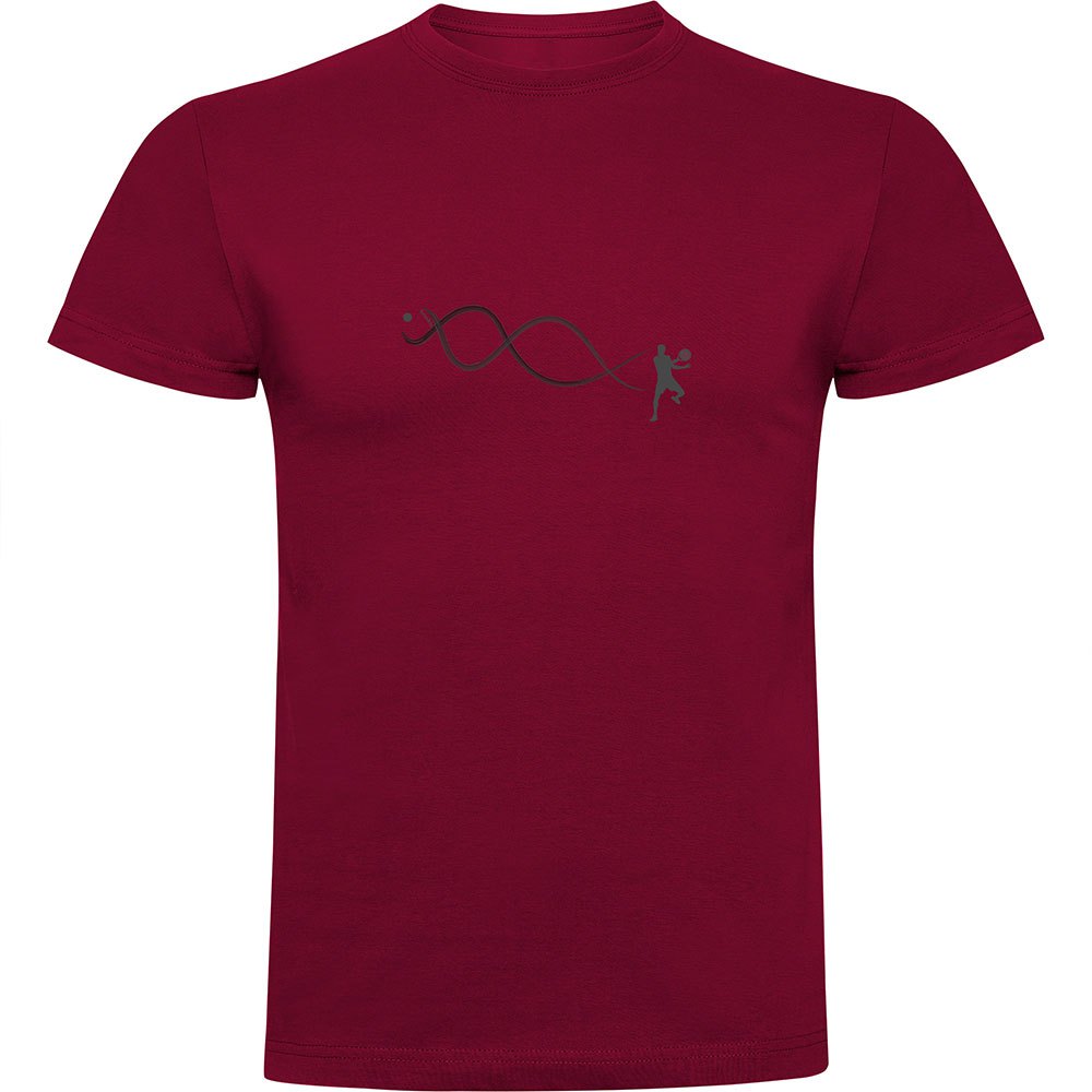 Kruskis Padel Dna Short Sleeve T-shirt Rot 3XL Mann von Kruskis