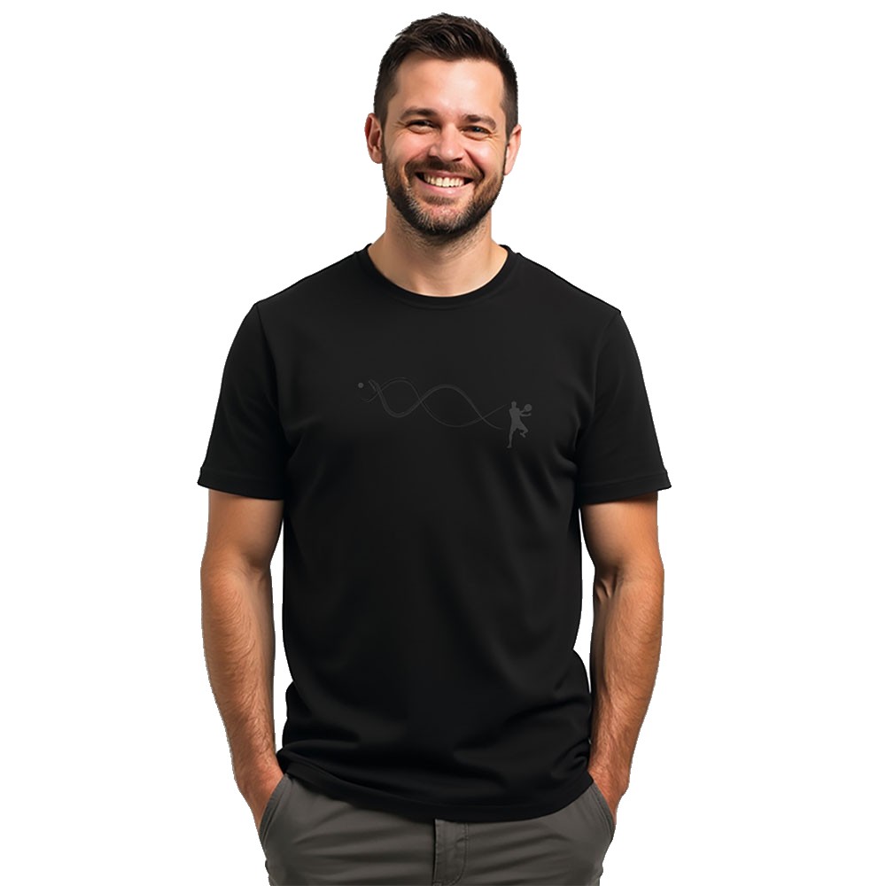 Kruskis Padel Dna Short Sleeve T-shirt Schwarz S Mann von Kruskis