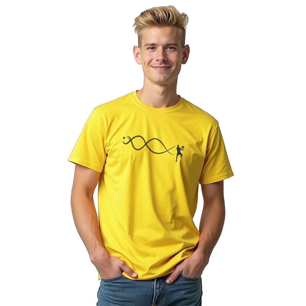 Kruskis Padel Dna Short Sleeve T-shirt Gelb S Mann von Kruskis