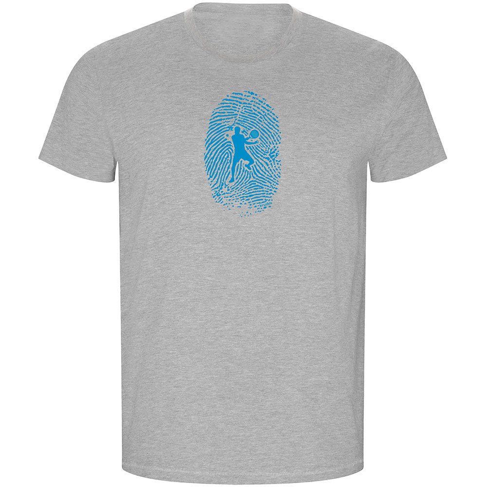 Kruskis Padel Fingerprint Eco Short Sleeve T-shirt Grau 3XL Mann von Kruskis