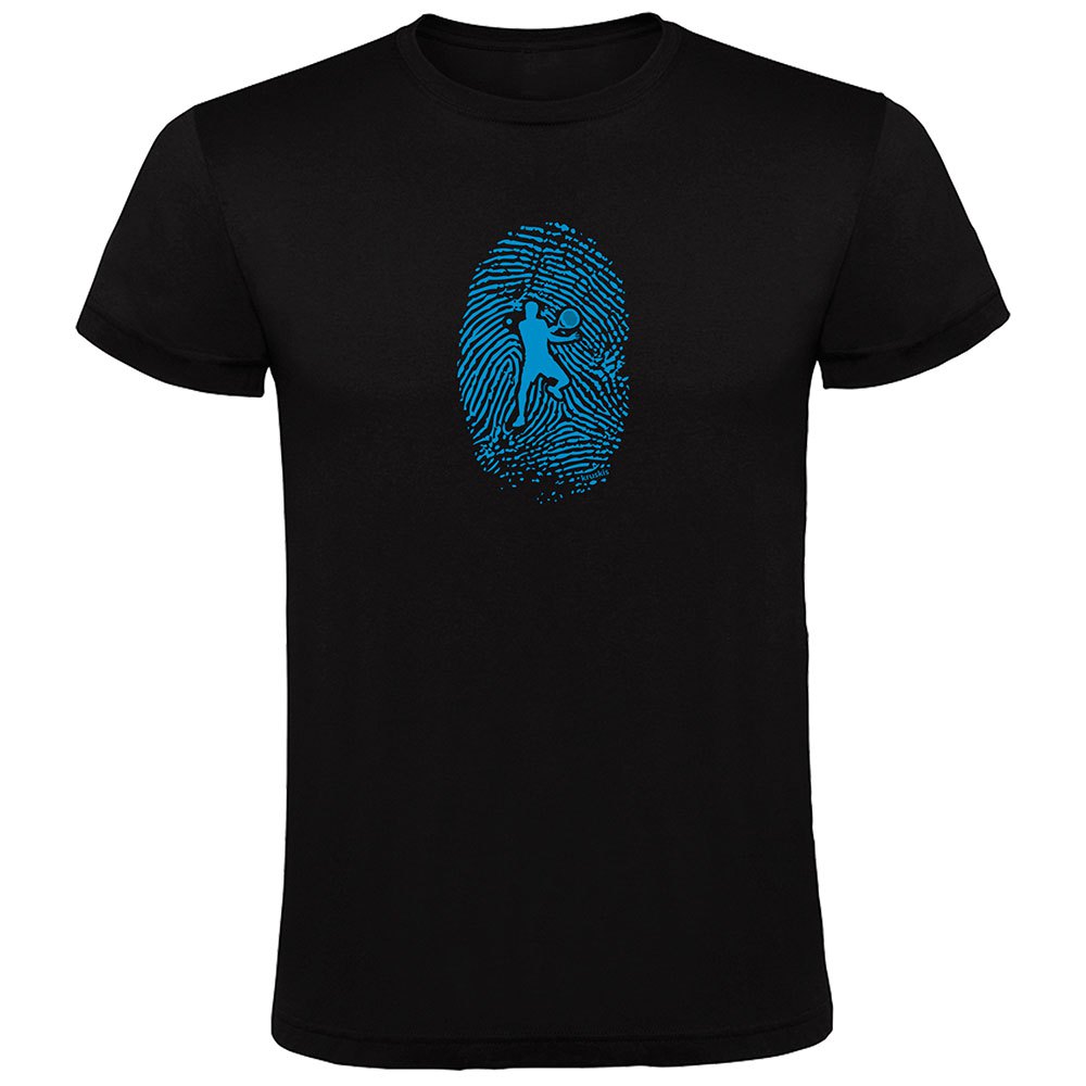 Kruskis Padel Fingerprint Short Sleeve T-shirt Blau 2XL Mann von Kruskis