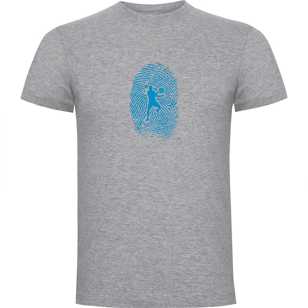 Kruskis Padel Fingerprint Short Sleeve T-shirt Grau 2XL Mann von Kruskis
