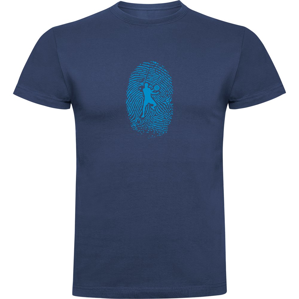 Kruskis Padel Fingerprint Short Sleeve T-shirt Blau S Mann von Kruskis