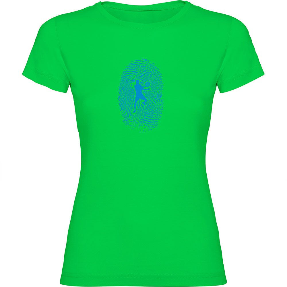 Kruskis Padel Fingerprint Short Sleeve T-shirt Grün XL Frau von Kruskis