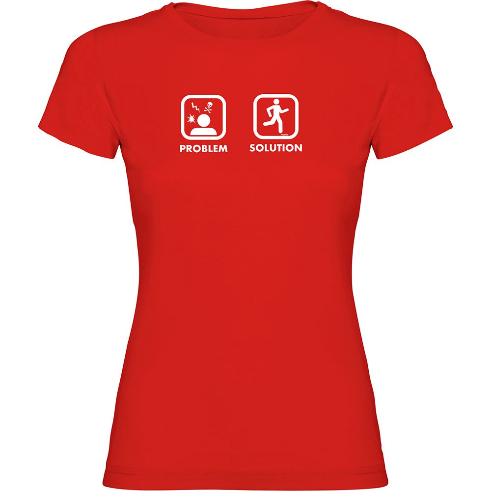 Kruskis Problem Solution Run Short Sleeve T-shirt Rot 2XL Frau von Kruskis
