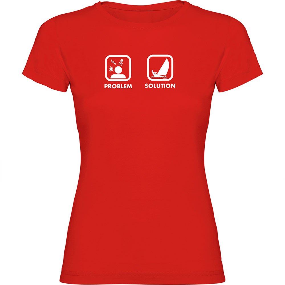 Kruskis Problem Solution Sail Short Sleeve T-shirt Rot 2XL Frau von Kruskis