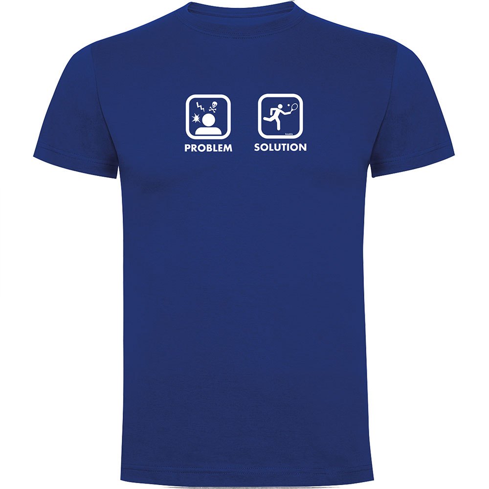 Kruskis Problem Solution Smash Short Sleeve T-shirt Blau S Mann von Kruskis