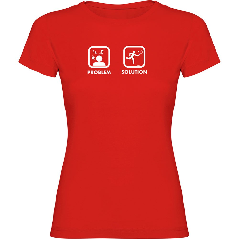 Kruskis Problem Solution Smash Short Sleeve T-shirt Rot 2XL Frau von Kruskis