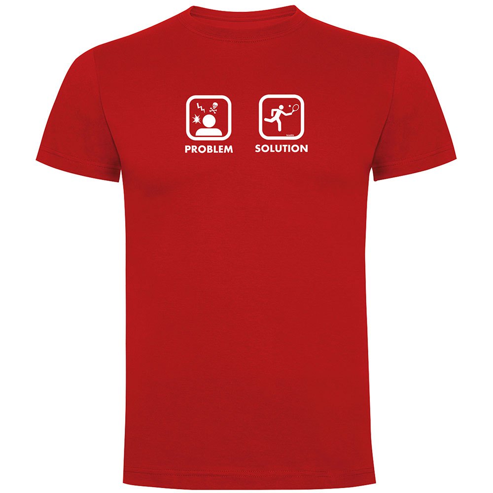 Kruskis Problem Solution Smash Short Sleeve T-shirt Rot 3XL Mann von Kruskis
