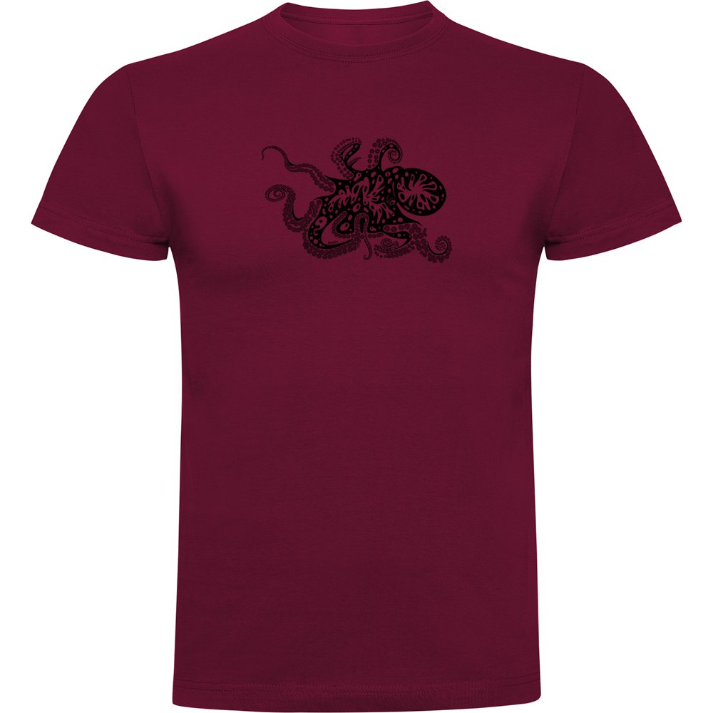 Kruskis Psychedelic Octopus Short Sleeve T-shirt Lila 3XL Mann von Kruskis