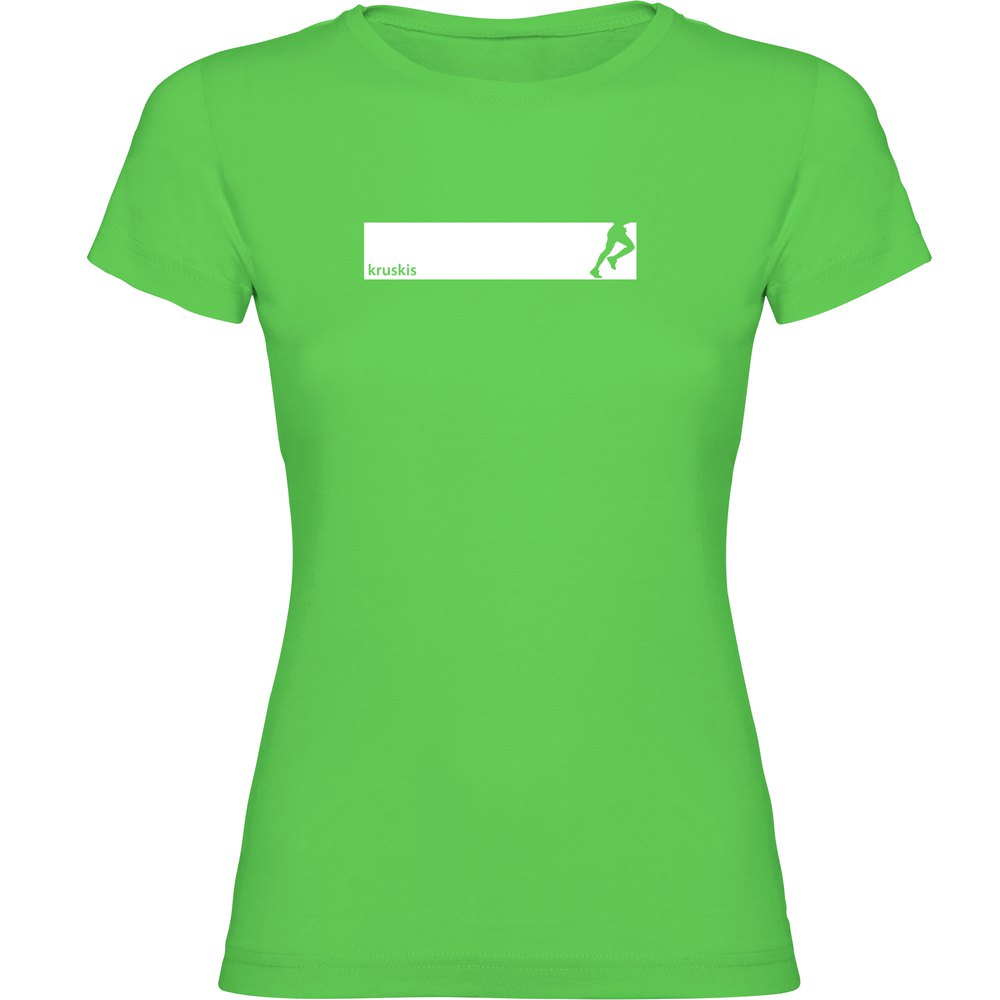 Kruskis Run Frame Short Sleeve T-shirt Grün 2XL Frau von Kruskis