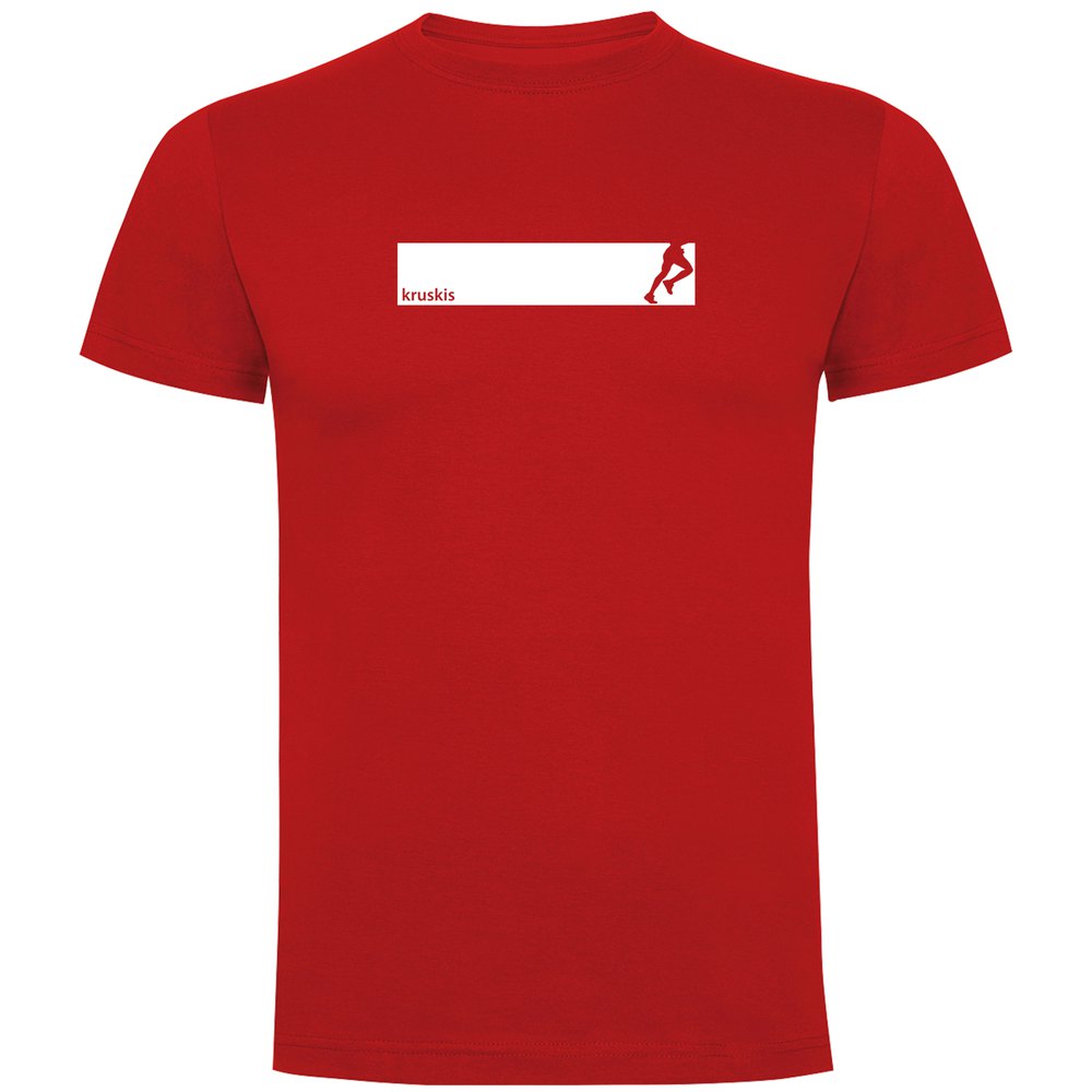 Kruskis Run Frame Short Sleeve T-shirt Rot 3XL Mann von Kruskis