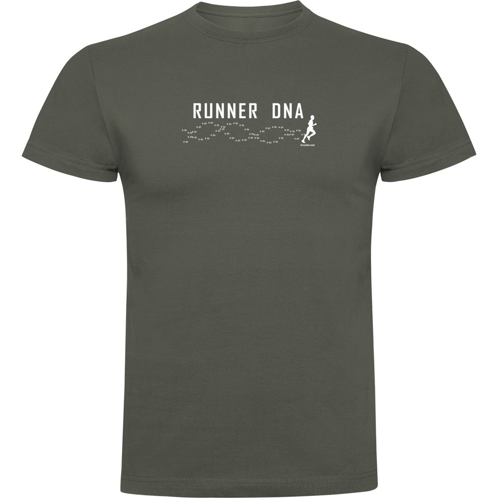 Kruskis Runner Dna Short Sleeve T-shirt Grün 2XL Mann von Kruskis